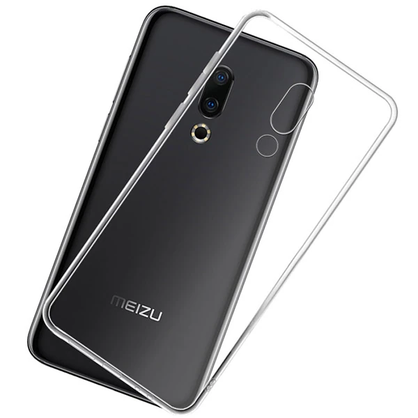 Meizu 16 Plus Kamera Korumalı Ultra Koruma Silikon Kılıf-(5775)