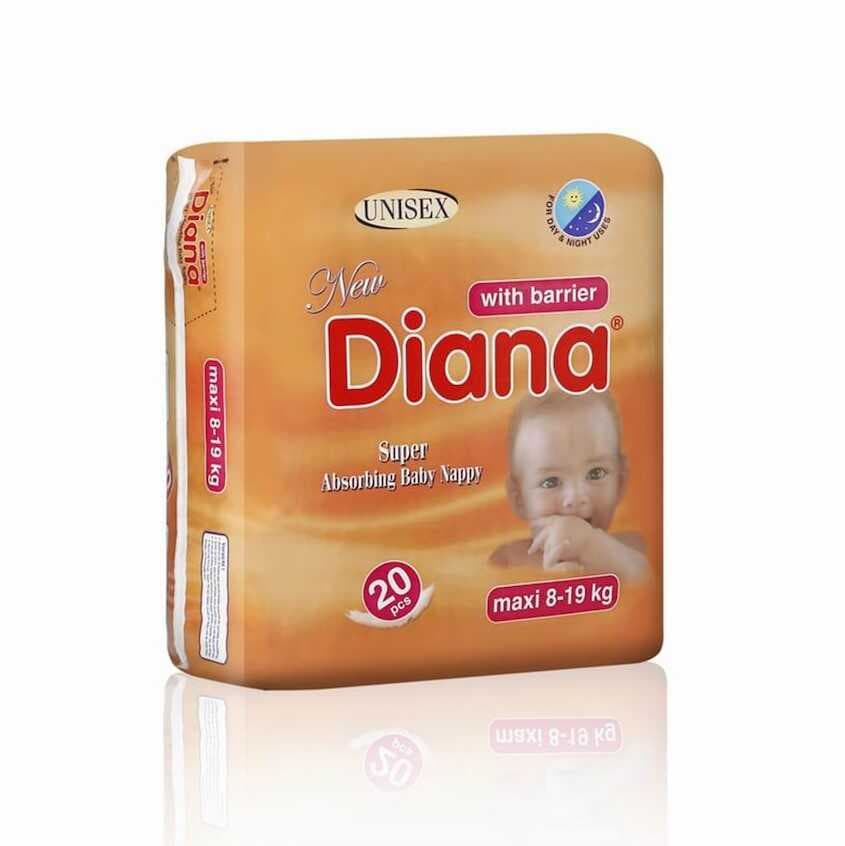 Diana Standart Pack Bebek Bezi 8-19 KG 4 Beden 20 Adet