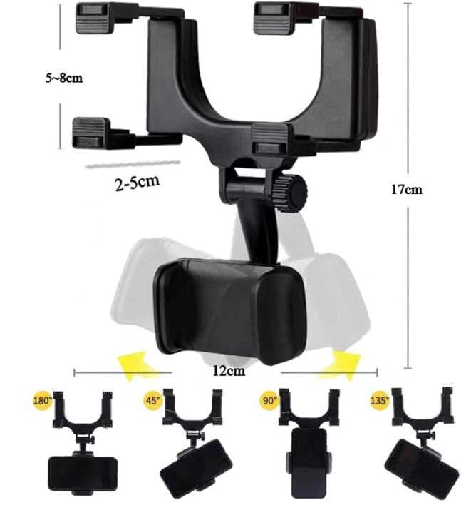 Araba Dikiz Aynasına Takılan Telefon Tutucu CM-219
