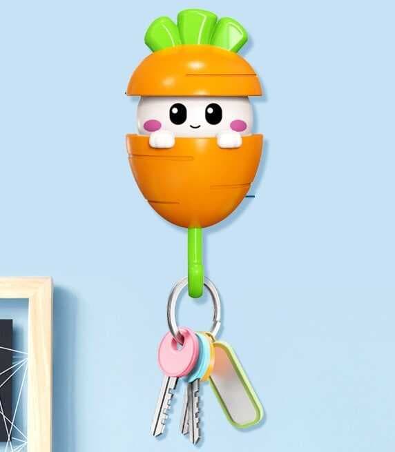 Havuç Tasarımlı Otomatik Açılan Yapışkanlı Askı