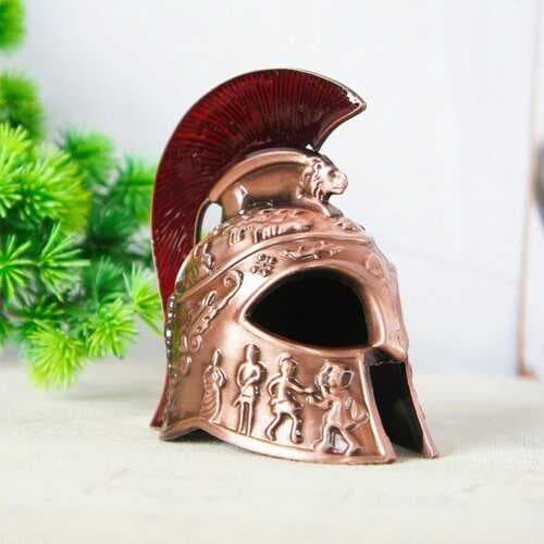 Metal Dekoratif Şövalye Miğferi