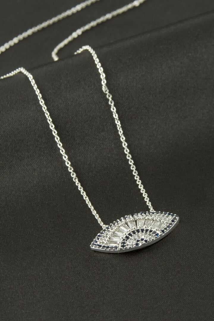 Göz Zirkon Taşlı Kolye