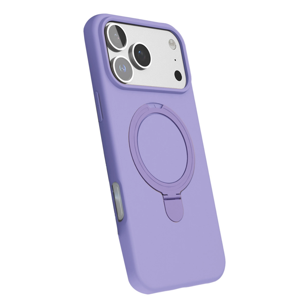 Apple İphone 17 Pro Regal Magsafe Standlı Kapak - Lila
