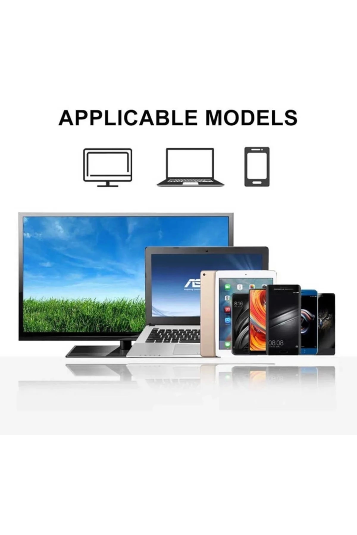 3 Metre 8 Gbps Hız 4k/30 Hz Type C To Hdmı Çevirici Dönüştürücü Tv Telefon Pc Hasır Bağlantı Kablosu