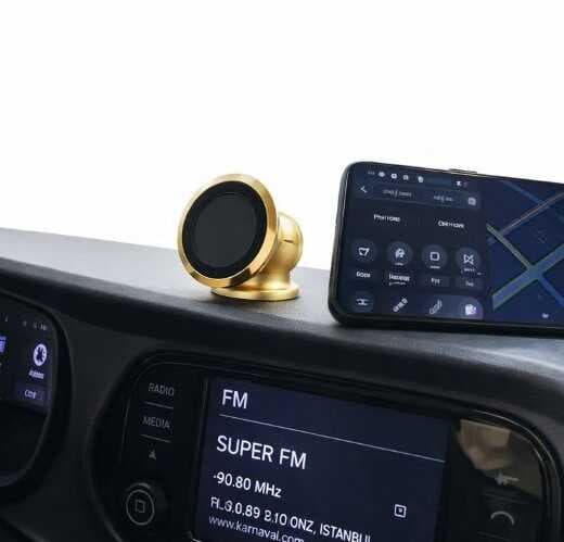 Metal Telefon Tutucu Torpidoya Yapışan Mıknatıslı (5430)