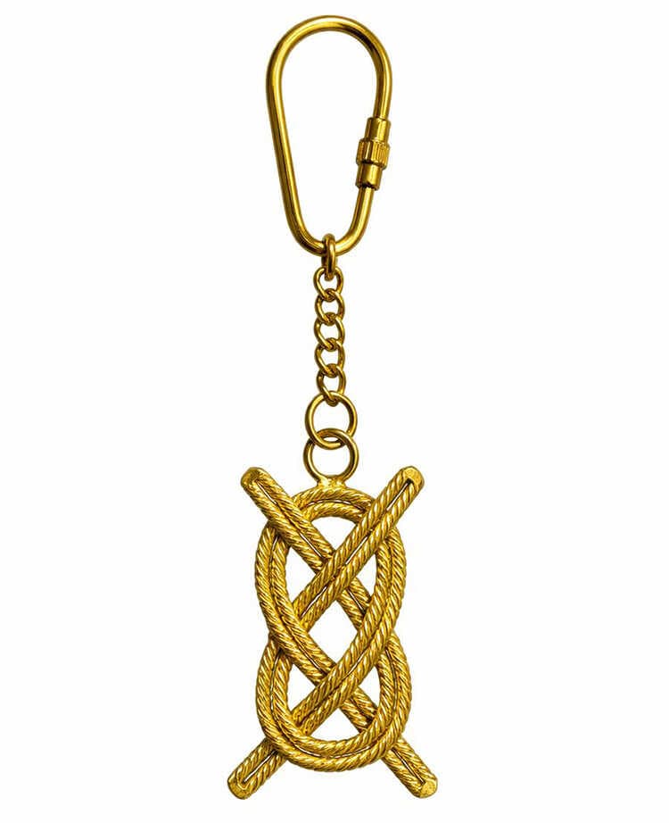 Pirinç Gemi Düğümü Tasarımlı Anahtarlık