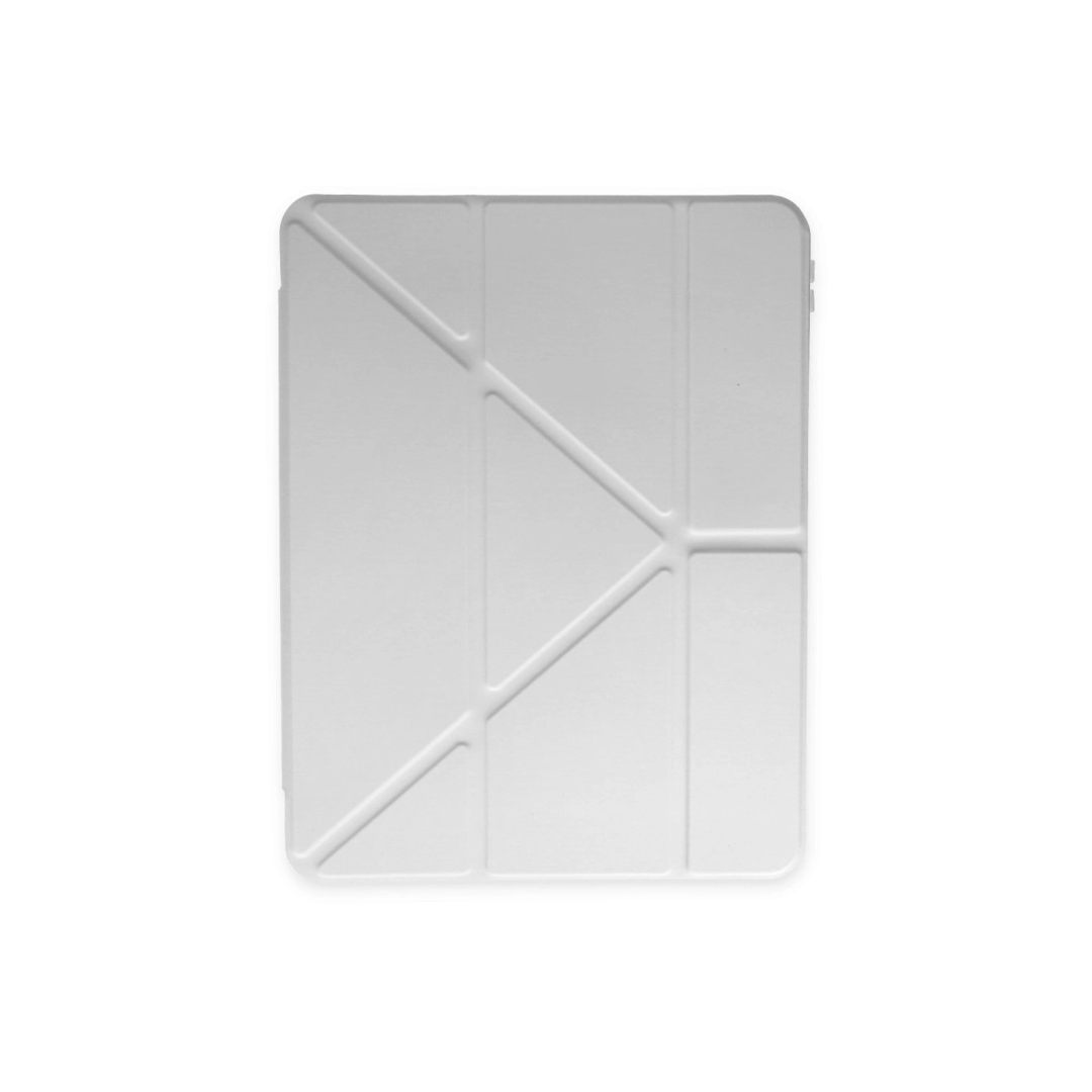 Apple İpad 2022 10.9 (10.nesil) Kılıf Kalemlikli Mars Tablet Kılıfı - Gri