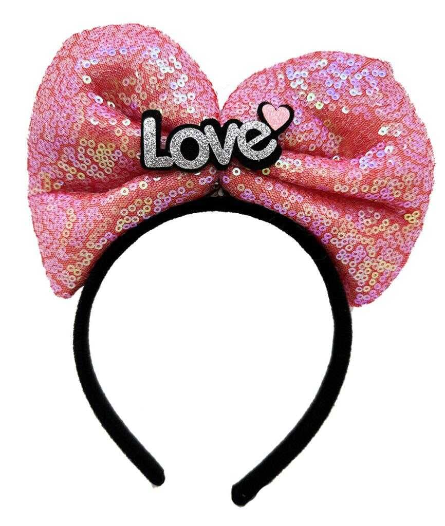 NessiWorld Led Işıklı 3 Farklı Fonksiyonda Yanan Fuşya Pembe Fiyonk Taç 20X17 cm