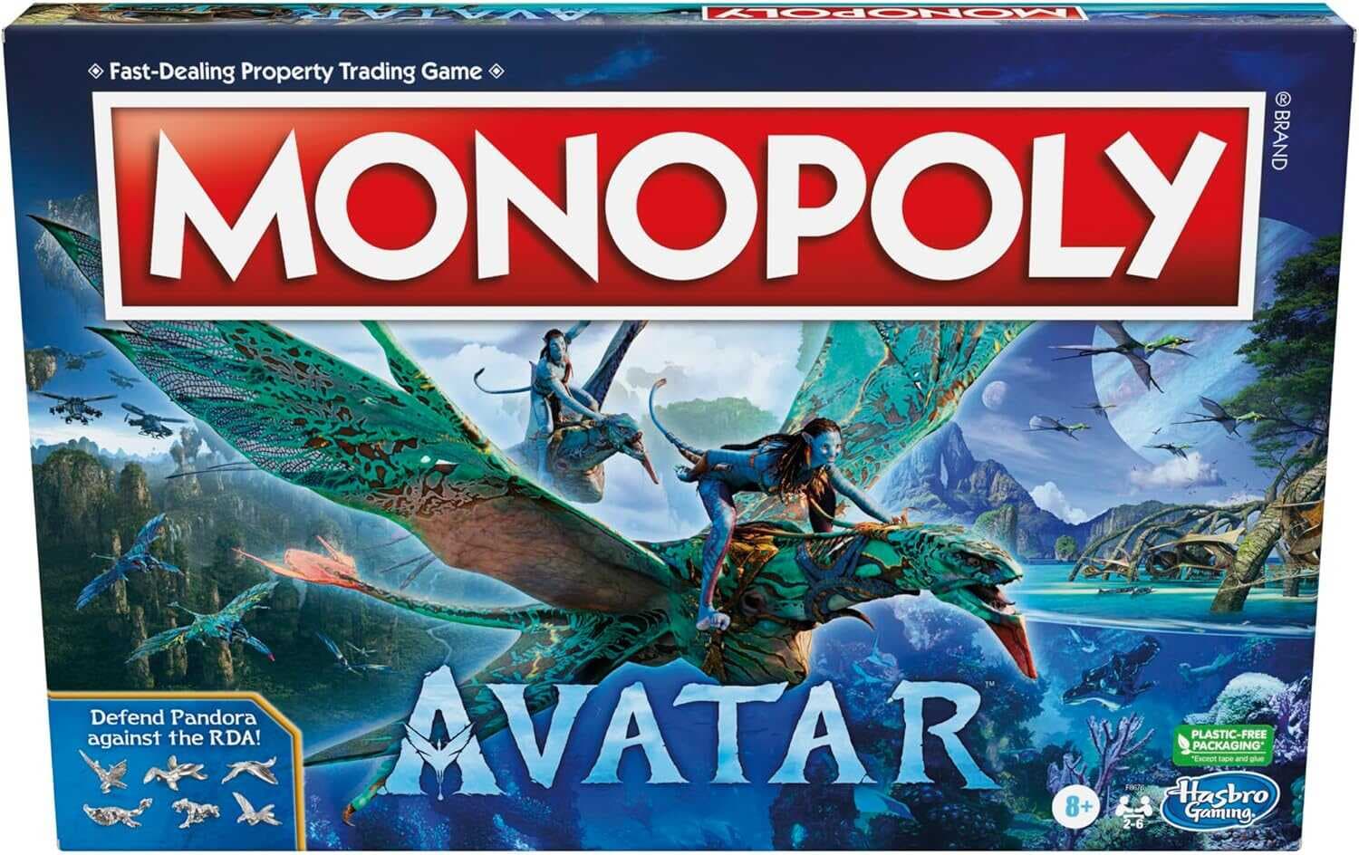 Monopoly: Avatar Edition Board Game for Ages 8 and Up, Family Games for 2 to 6 Players, Kids Games