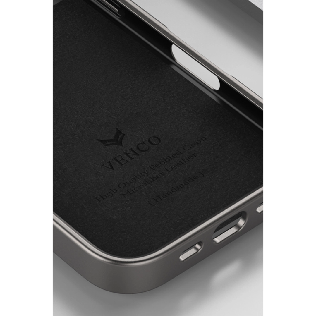 Venco Apple İphone 16 Pro Wave Kapak - Kahverengi