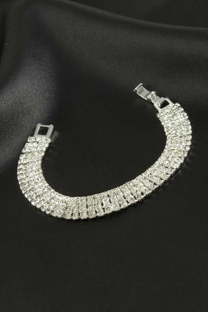 4 Sıra Taşlı Suyolu Bileklik