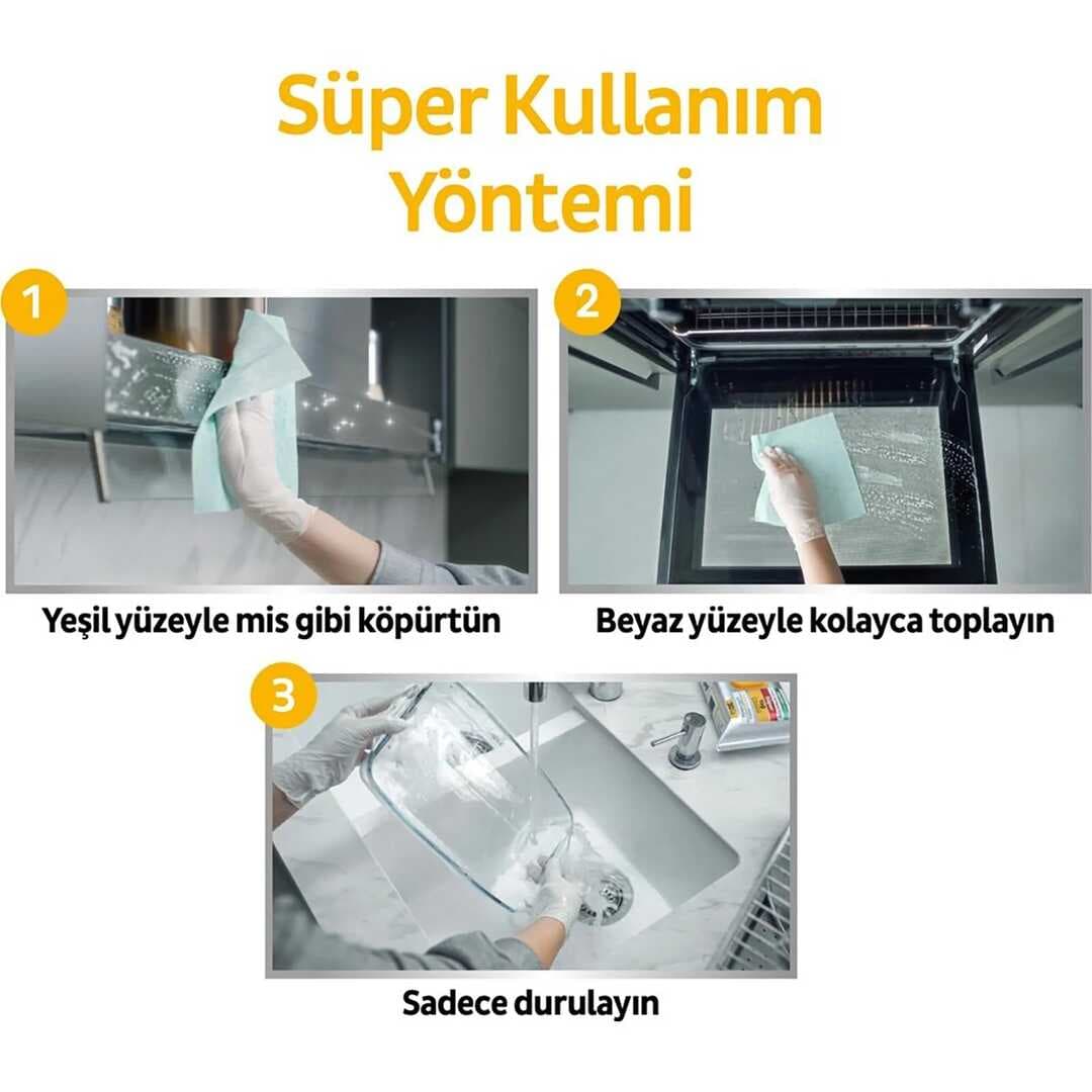 Nessiworld  Sleepy Yüzey Temizlik Havlusu 30 Adet Yağ Çözücü