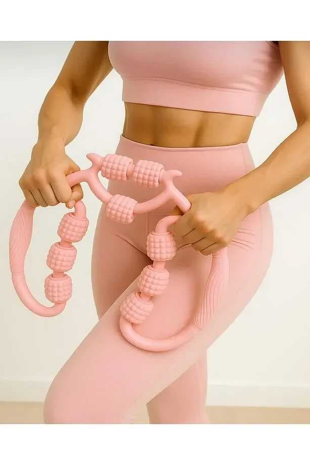 9 Tekerlekli Boyun Bacak Ayak Bel Masaj Aleti Çok Fonksiyonlu Manuel (5430)