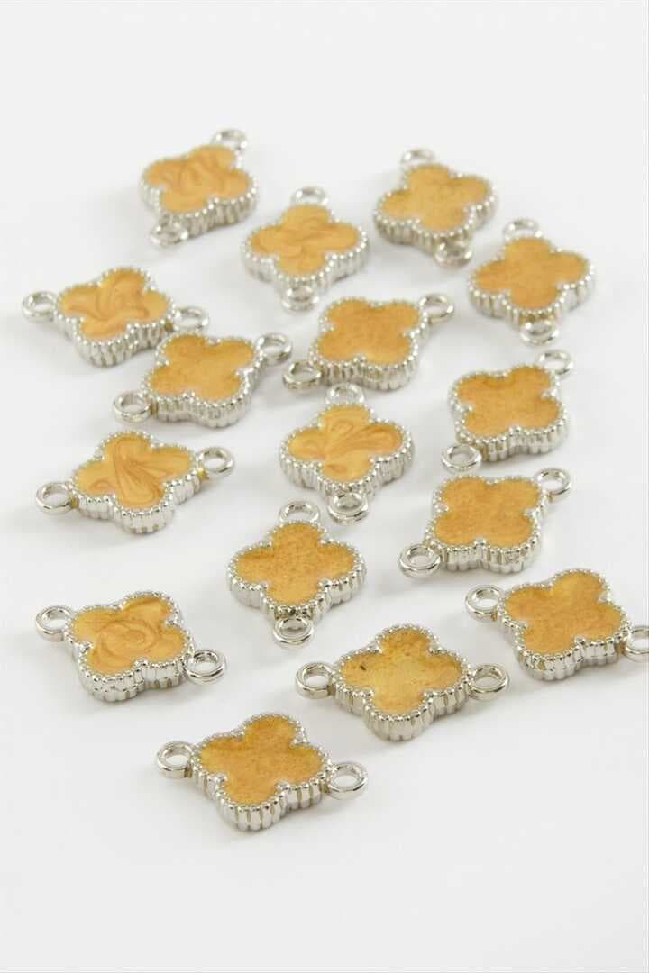 Çiçek Çift Kulplu Mineli Bileklik ve Kolye Ucu Aparatı 1 Adet