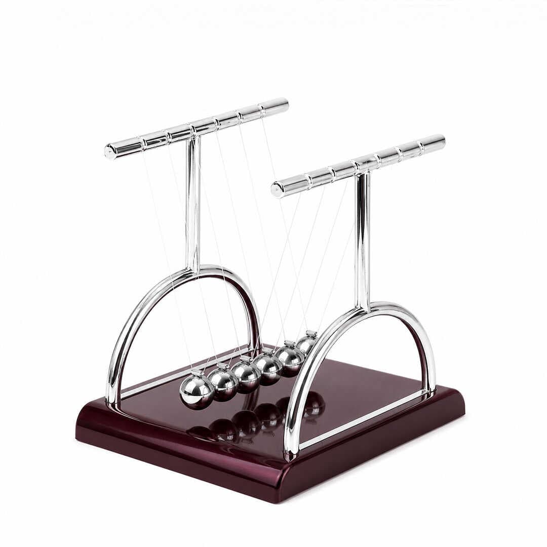 BALANCE BALLS BÜYÜK NEWTON - METAL DENGE TOPLARI MASA ÜSTÜ (5430)