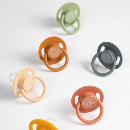 Wee Baby Cool Yuvarlak Uçlu Emzik 0-6 Ay Bej No:1