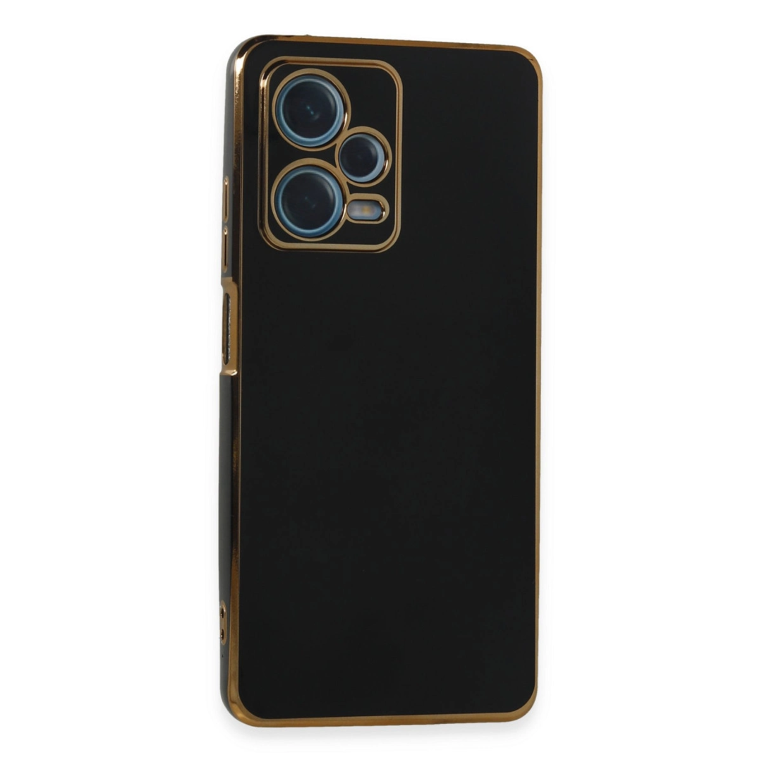 Xiaomi Redmi Note 12 Pro Plus Kılıf Volet Silikon - Siyah