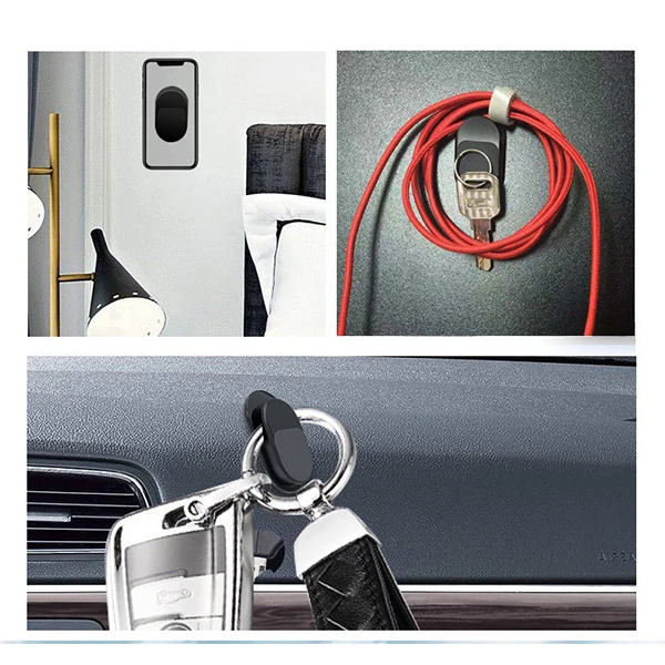 Ally Mıknatıslı Suction hook 3 Parça Araç &Ev Kablo TutucuToparlayıcı-(5775)