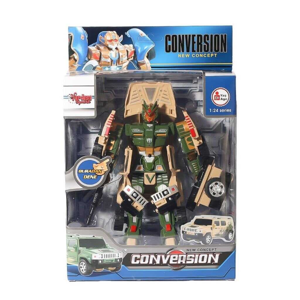 Nessiworld HW-899-1-2-5 Dönüşebilen Robot Jeep 1:24 -Vardem