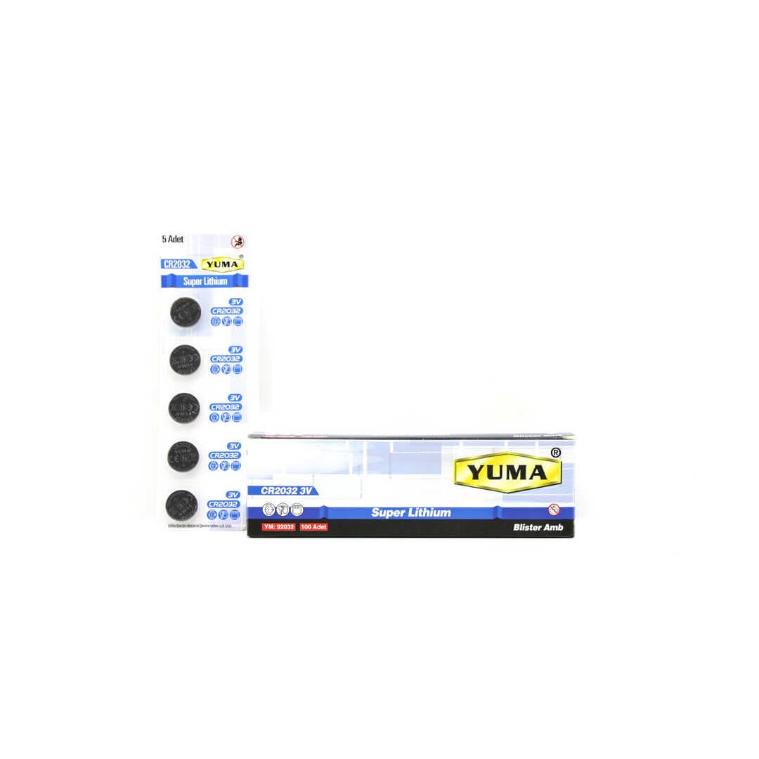 CR-2032 PARA PİL LİTYUM 3V 5Lİ KART YM-92032 (5430)