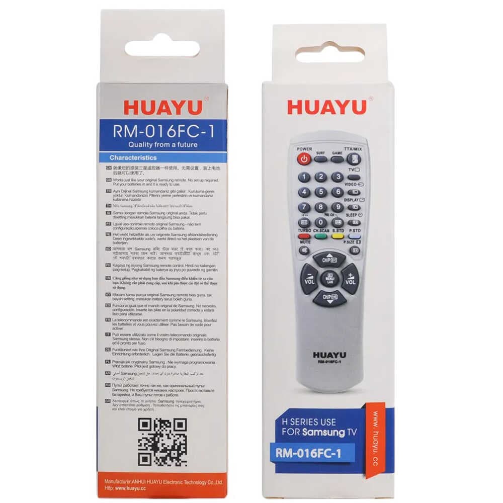 HUAYU KL SAMSUNG RM-016FC-1 LCD-LED TV KUMANDA AMBALAJLI (4767)