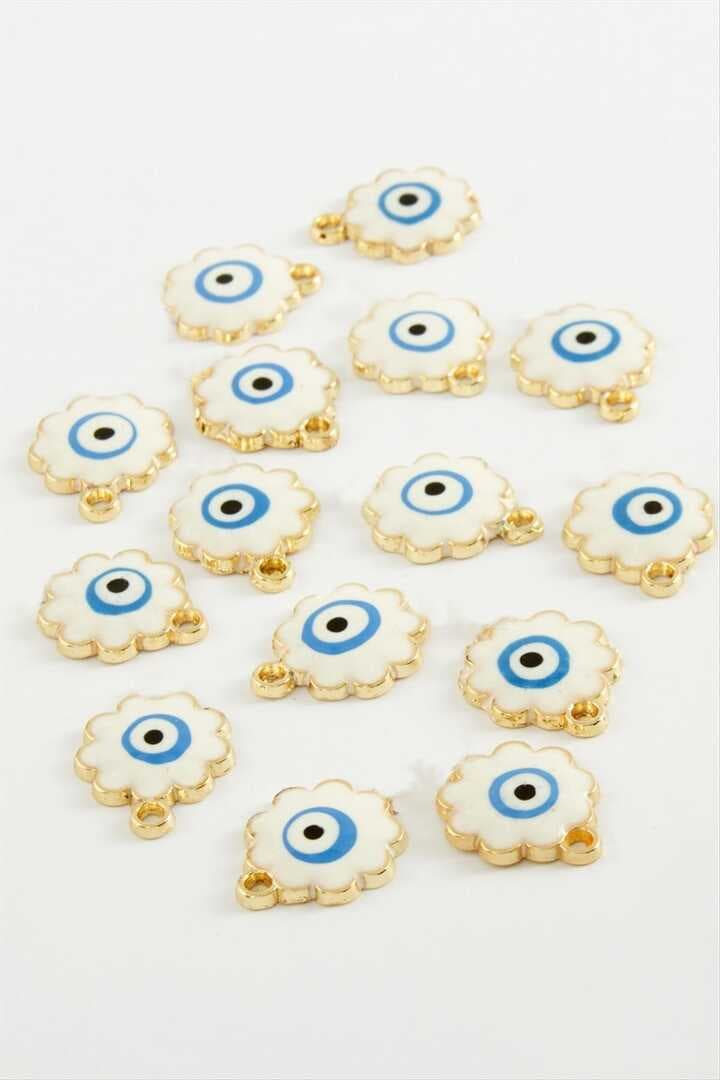 Çiçek Nazar Tek Kulplu Mineli Bileklik ve Kolye Ucu Aparatı 1 Adet