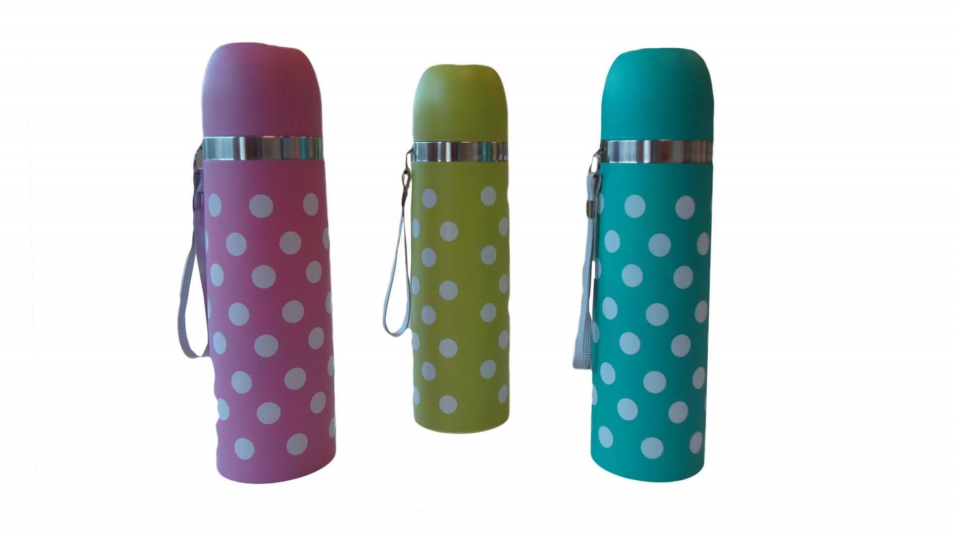 Sema Baby Puantiyeli Bebek Termosu 350 ml - Mavi