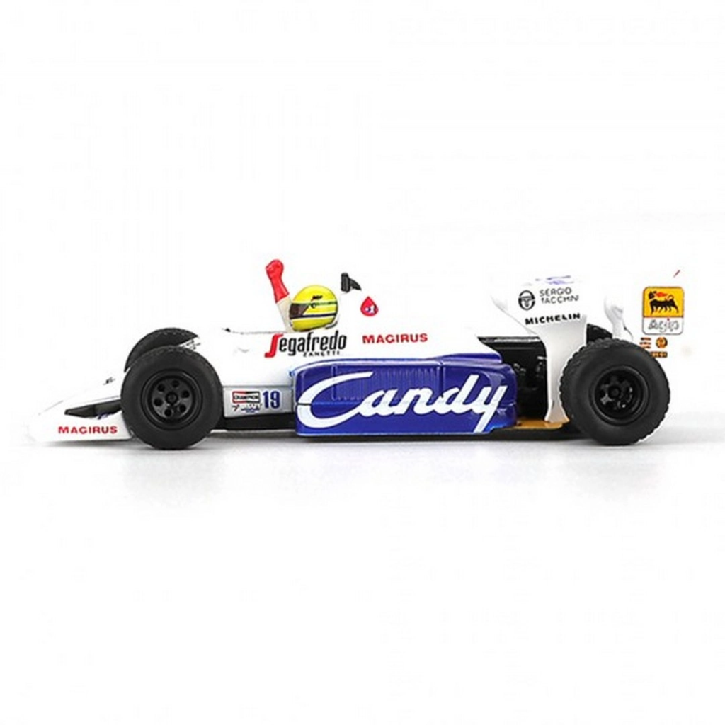 1/64 MODEL ARAÇ TG184 #19 Ayrton Senna 1984 Monaco Grand Prix 2nd Place