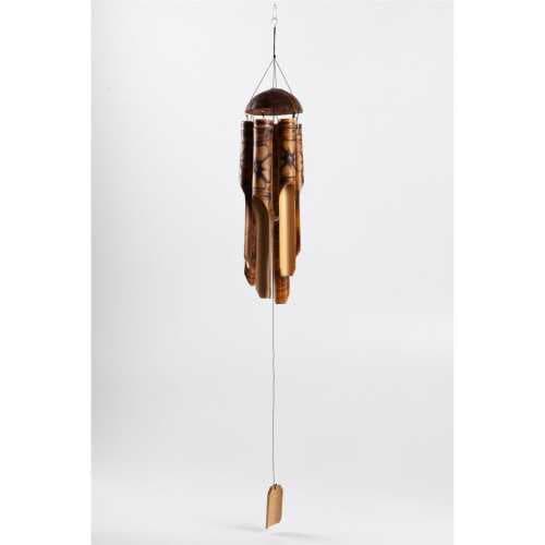 Bambu Coconat Kafalı Rüzgar Çanı 50 cm