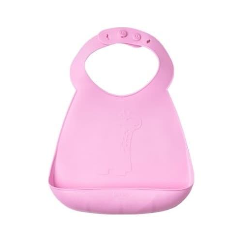 Wee Baby 927 Prime Mama Önlüğü Cepli Silikon Pembe