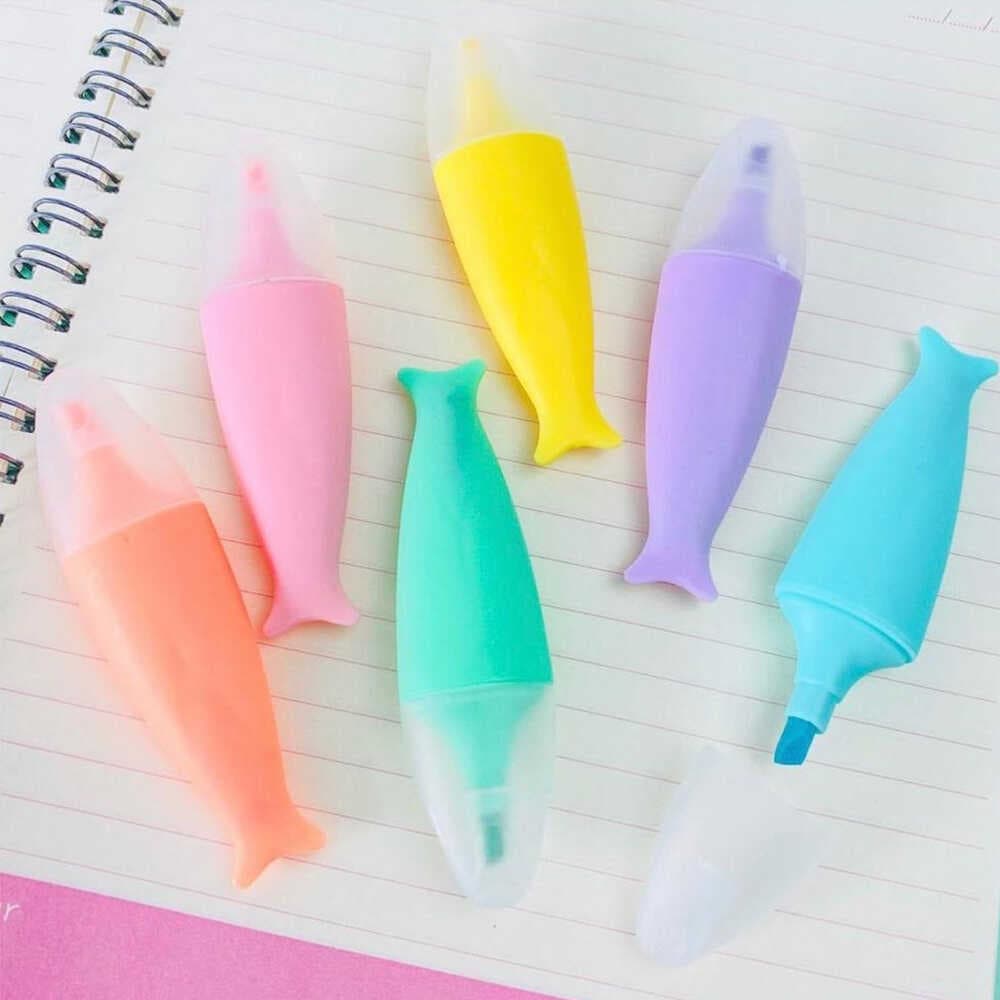 Fosforlu Balık Tasarımlı Renkli Kalem