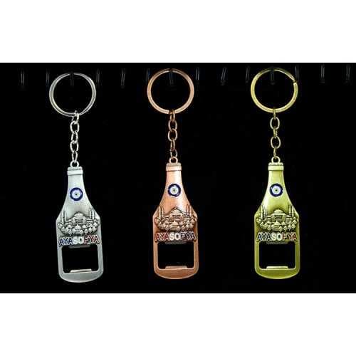 Metal Ayasofya Anahtarlık Ve Açacak Model 1