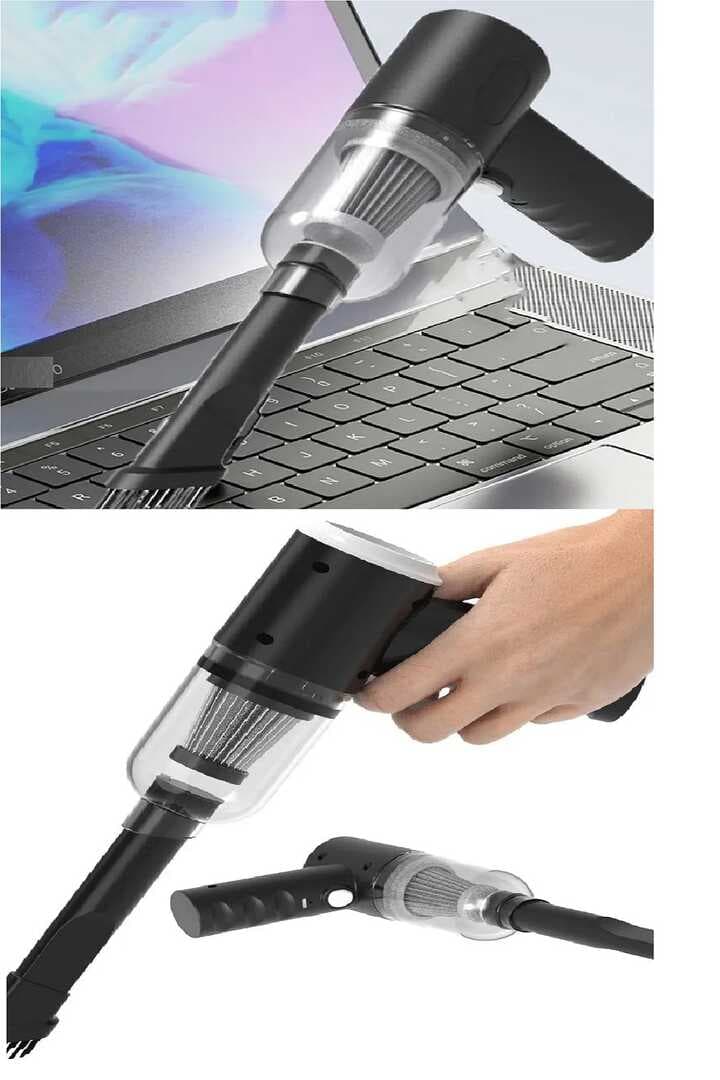 120 W Şarjlı El Süpürgesi Çekme – Üfleme Özellikli Ev Araba Klavye Süpürgesi (477477)