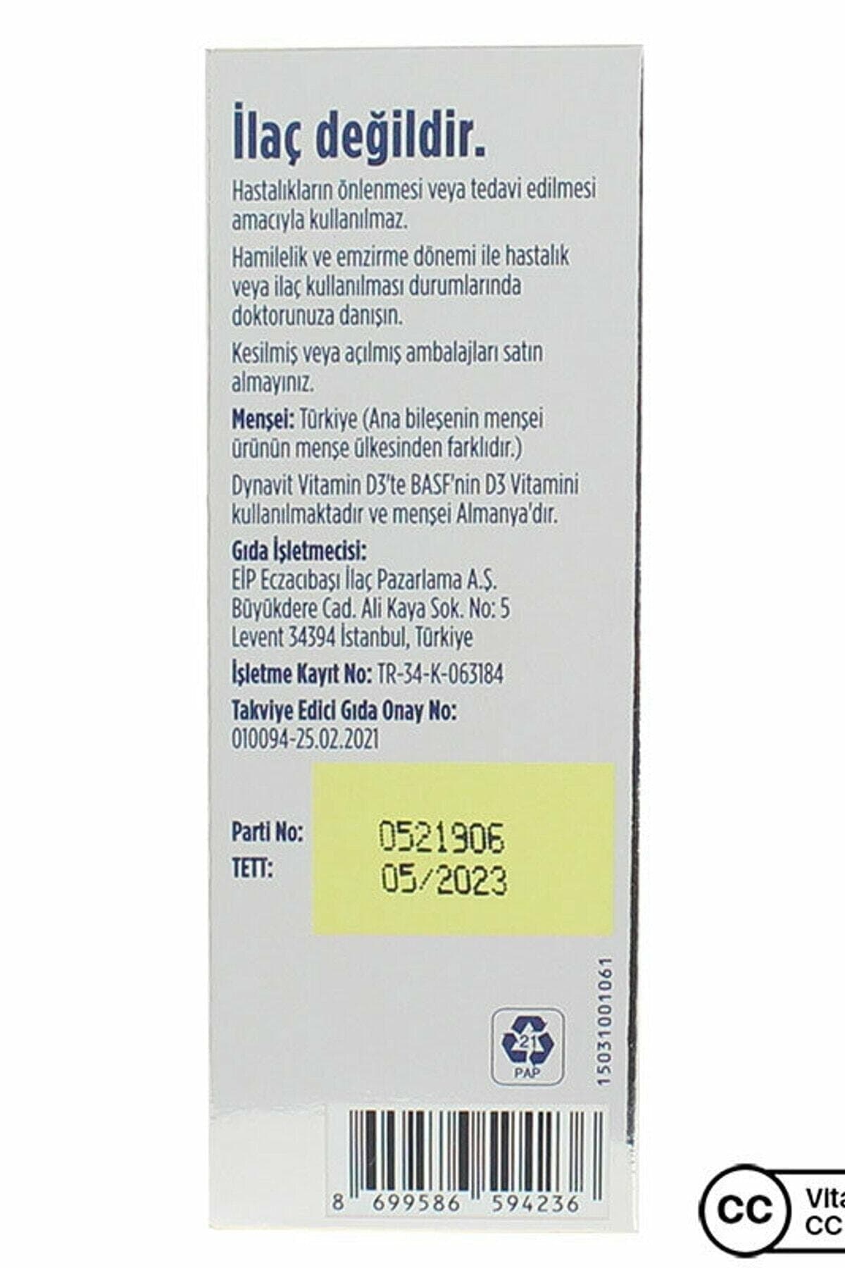 Vitamin D3 400ıu Sprey 20ml
