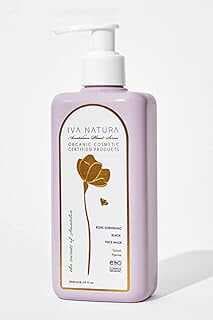 IVA ATURA Orgaik Gözeek Sıkılaştırıcı ve Siyah okta Karşıtı Yüz Maskesi Dağ Çileği ve At Kestaesi Özlü 250 ML,%100 Vega, Glutesiz, Parabesiz