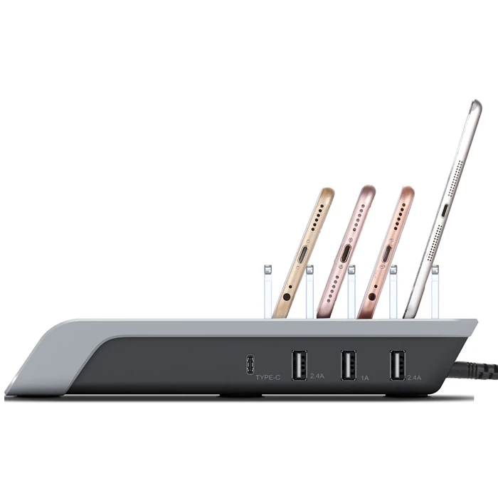 ALLY Multiport 10W Wireless Kablosuz Şarj Cihazı Organizer Stand-(5775)