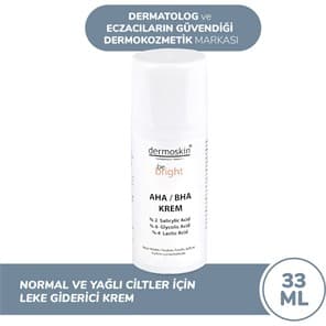 Dermoskin Be Bright Leke Giderici AHA/BHA Krem 33 ML
