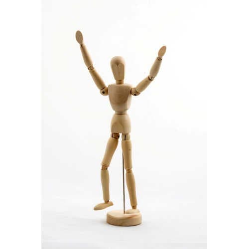 Ahşap Eskiz Manken 30 Cm