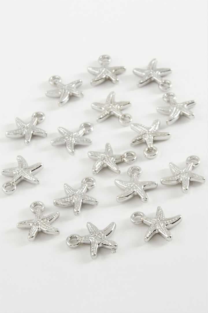 Deniz Yıldızı Tek Kulp Metal Bileklik ve Kolye Ucu Aparatı 1 Adet