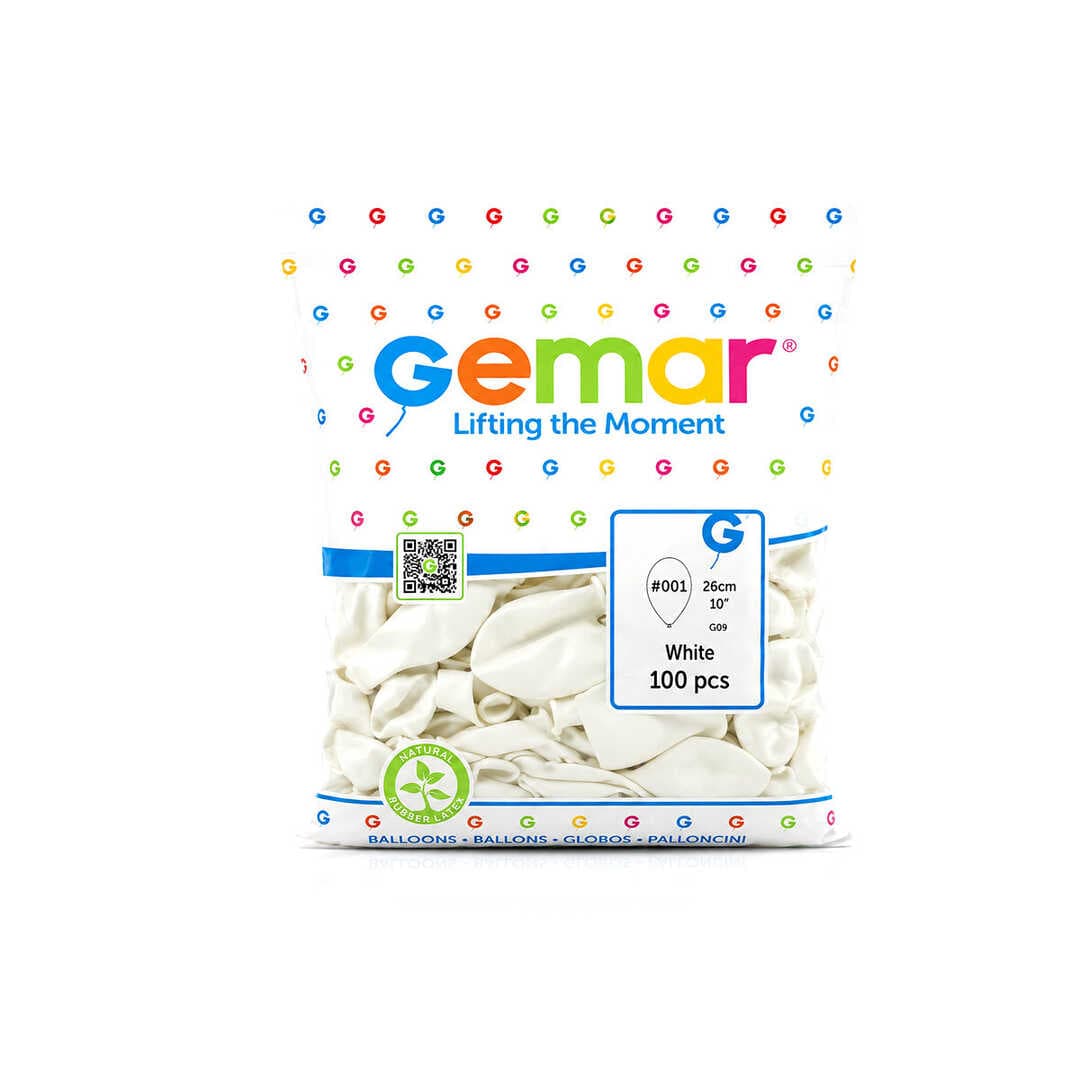 İÇ MEKAN - BEYAZ BALON 10 INC - 26CM - 100PCS (5430)