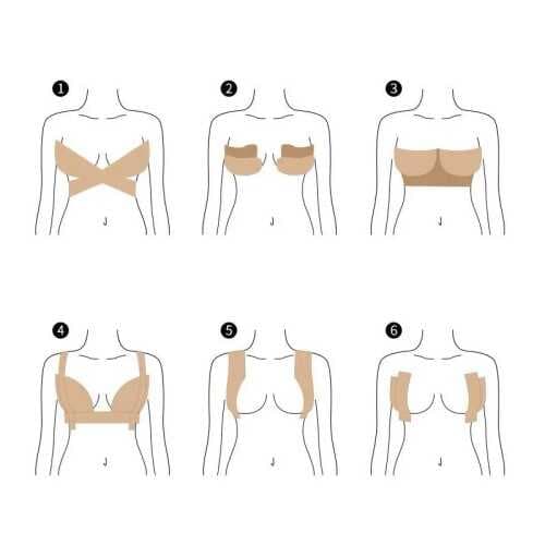 Göğüs Dikleştirme ve Şekillendirici Bant