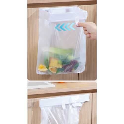 Kendinden Yapışkanlı Katlanabilir Çöp Poşeti Tutucu Aparat