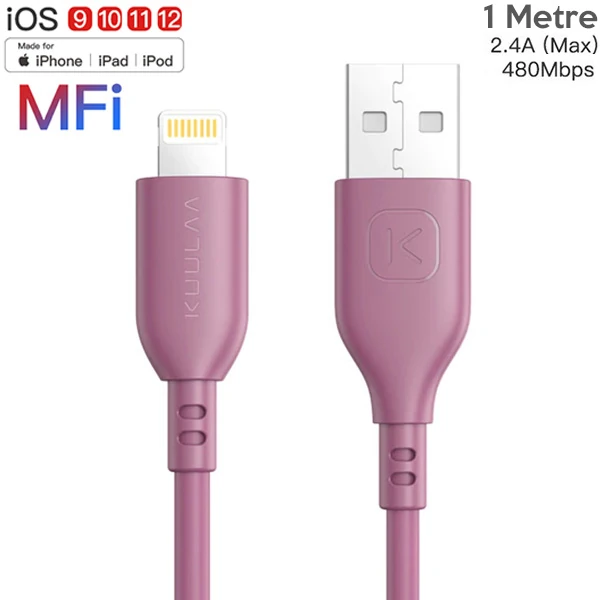 KUULAA 1M MFI Sertifikalı İPhone Usb Şarj  kablosu-(5775)