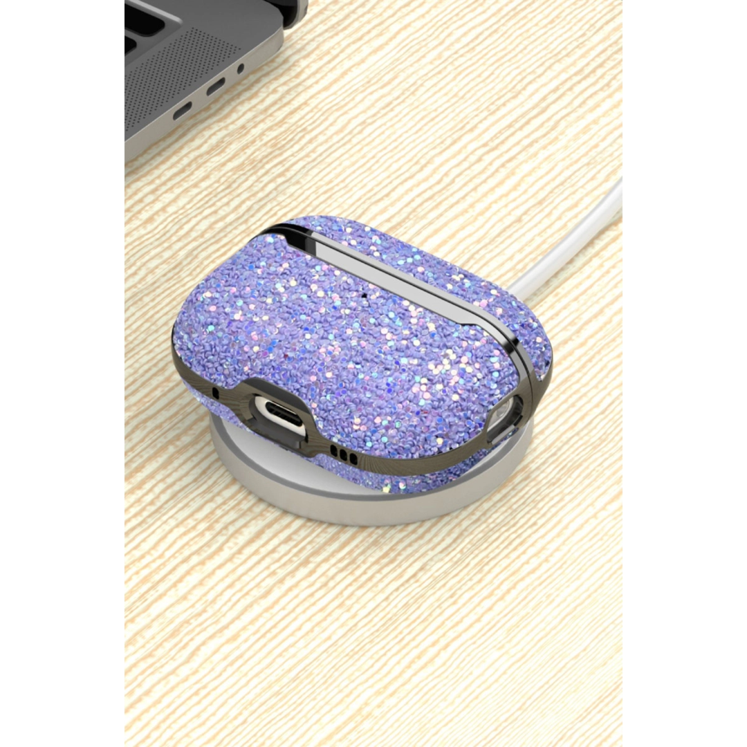 Onegif Apple Airpods 2 (2.nesil) Bright Simli Airpods Kapak - Derin Mor