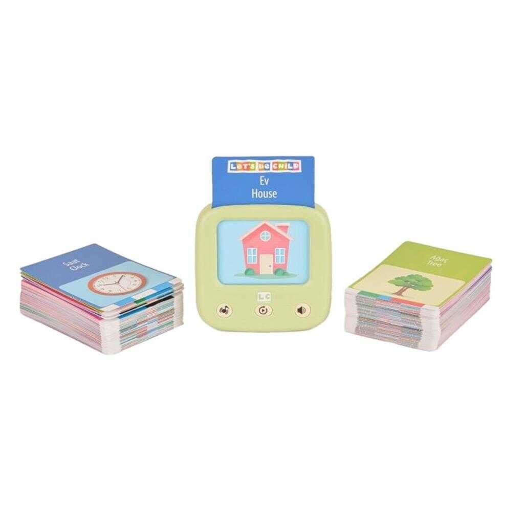 NessiWorld LC-31050ÖğreticiTürkçe-İngilizceKonuşanFlashKartlar-Let'sBeChild