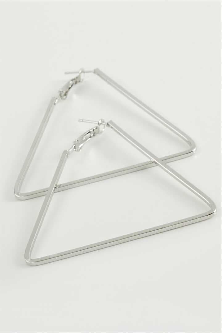 Üçgen Halka Küpe 6 cm