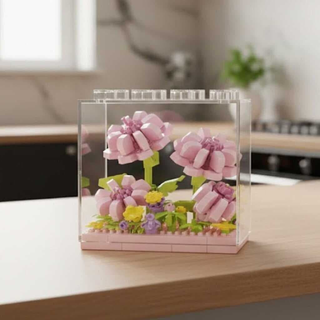 P2504 PEMBE PAPATYA MODEL 183 PARÇA BLOCK OYUNCAK