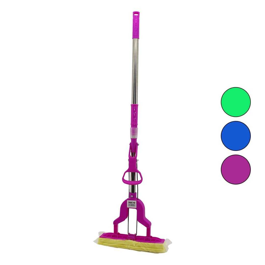 PVA MOP SIKMA KOLLU - SÜNGER MOP KROM UZAYAN SAP=75-95CM+RENKLİ PLS.BAŞLIK=115CMBRKT-910262 (5430)