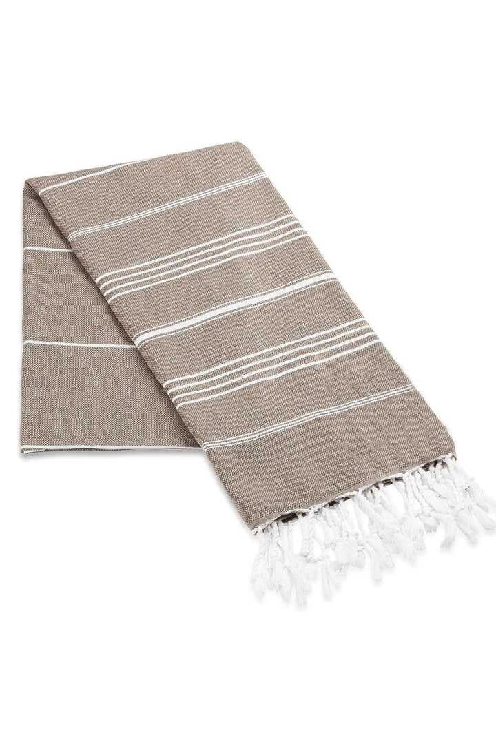 Summer Wind Soft %100 Pamuk Peştemal 100x180 cm Kahve