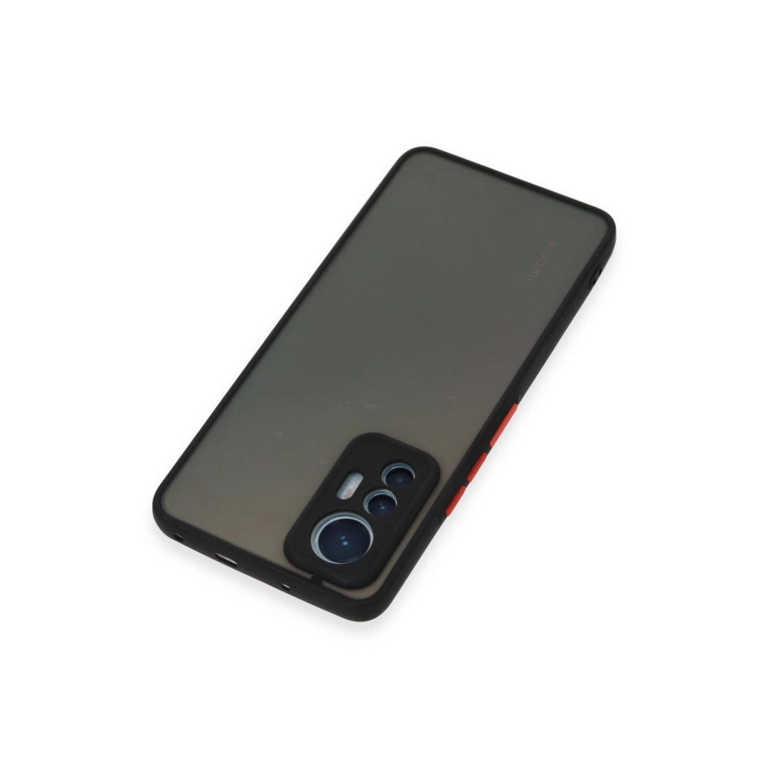 Xiaomi Mi 12 Lite Kılıf Montreal Silikon Kapak - Siyah